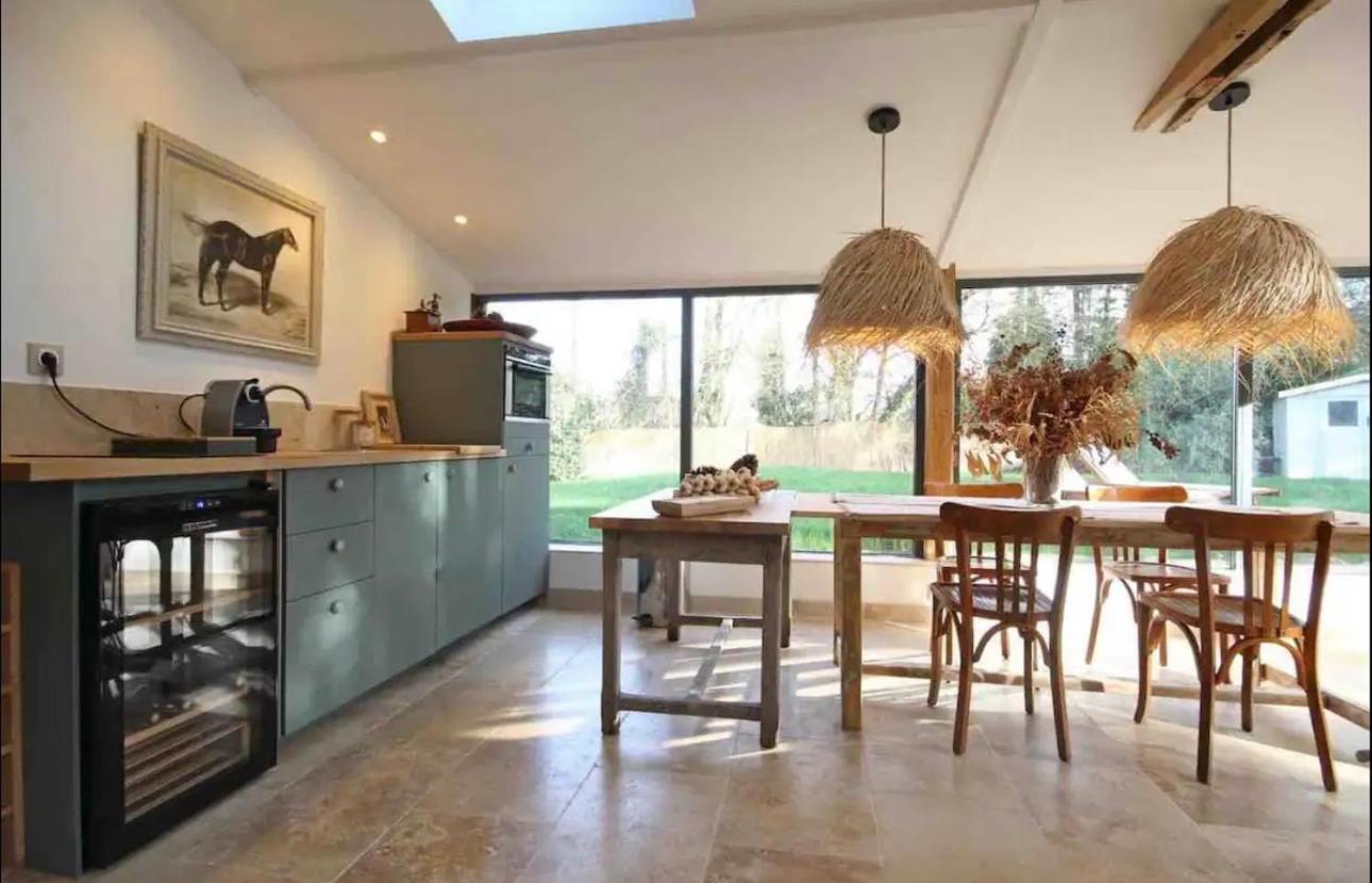 Cottage Normand Avec Sa Grande Piscine Chauffee Toute L Annee Sur Parc Arbore Et Clos En Plein Coeur De La Campagne Adapte Aux Kids Et Dog Friendly Saint-Antonin-de-Sommaire Luaran gambar